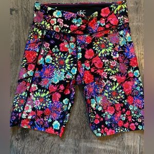 Calvin Klein floral biker shorts
